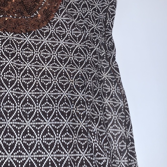 TORY BURCH Sequin and beaded Sunkiss Lightweight cotton tank Dress size 4 - Picture 11 of 13